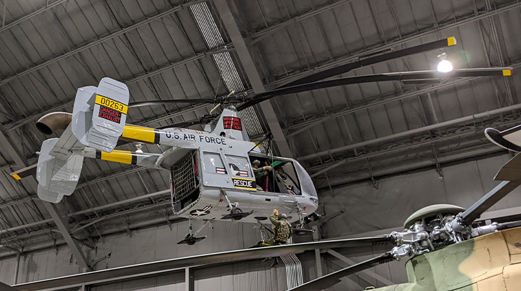 Kaman H-43B-KA Huskie at US Air Force Museum in Dayton Ohio